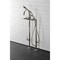 Aqua Vintage CCK8106DL Freestanding Tub Faucet with Supply Line, Stop Valve, Polished Nickel CCK8106DL - alternate 5